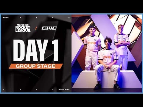 Rocket League ft. at EWC 25 - Day 1 -  Group Stage