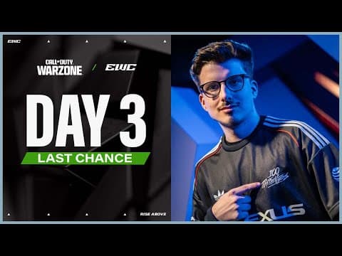 COD Warzone at EWC 25 - Day 3 - Last Chance