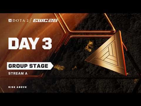 Dota 2 at EWC 26 - Day 3 - Group Stage - Stream A